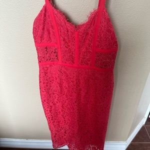 Beautiful coral color dress